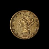 An 1898-S Liberty Head $10 Gold Coin