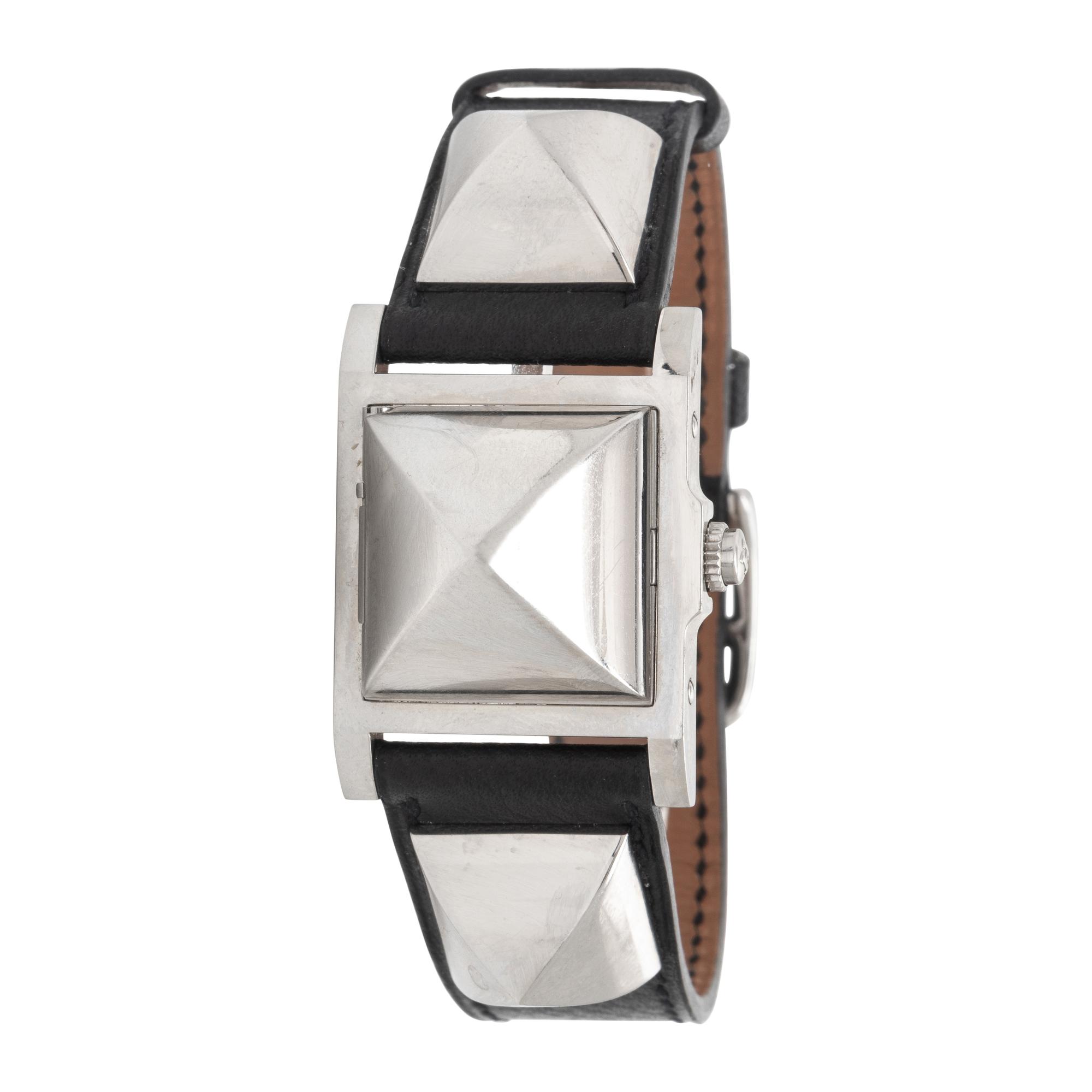 Hermès, Ref. ME2.210, Stainless Steel 'Médor' Surprise Watch