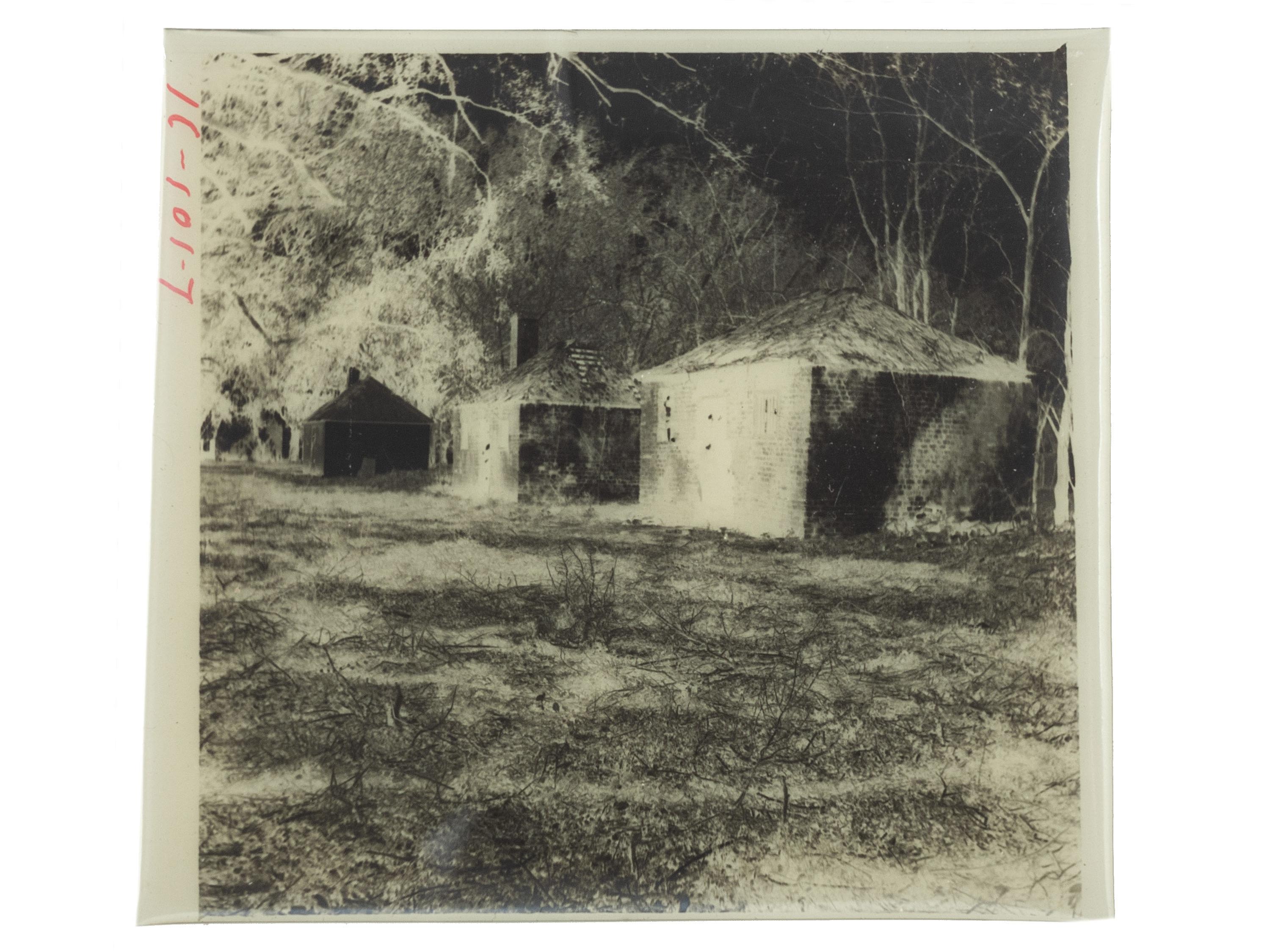 [SLAVERY & ABOLITION]. Photograph of an "Old Slave Market & Cathedral." [St. Augustine, FL], n.d.