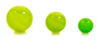 Mark Matthews, (American, b. 1948), Collection of Three Art Glass Marbles