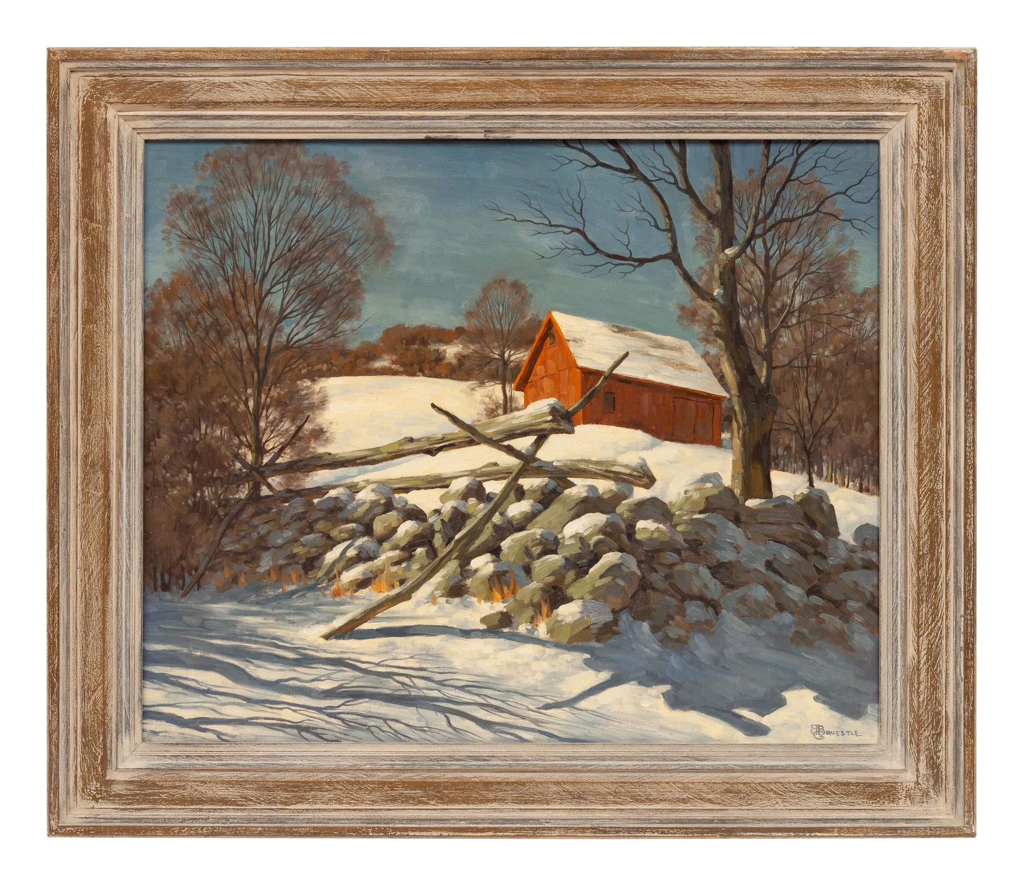 Untitled (Barn in Snow)