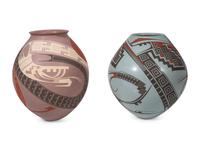 Polychrome Pottery Jars