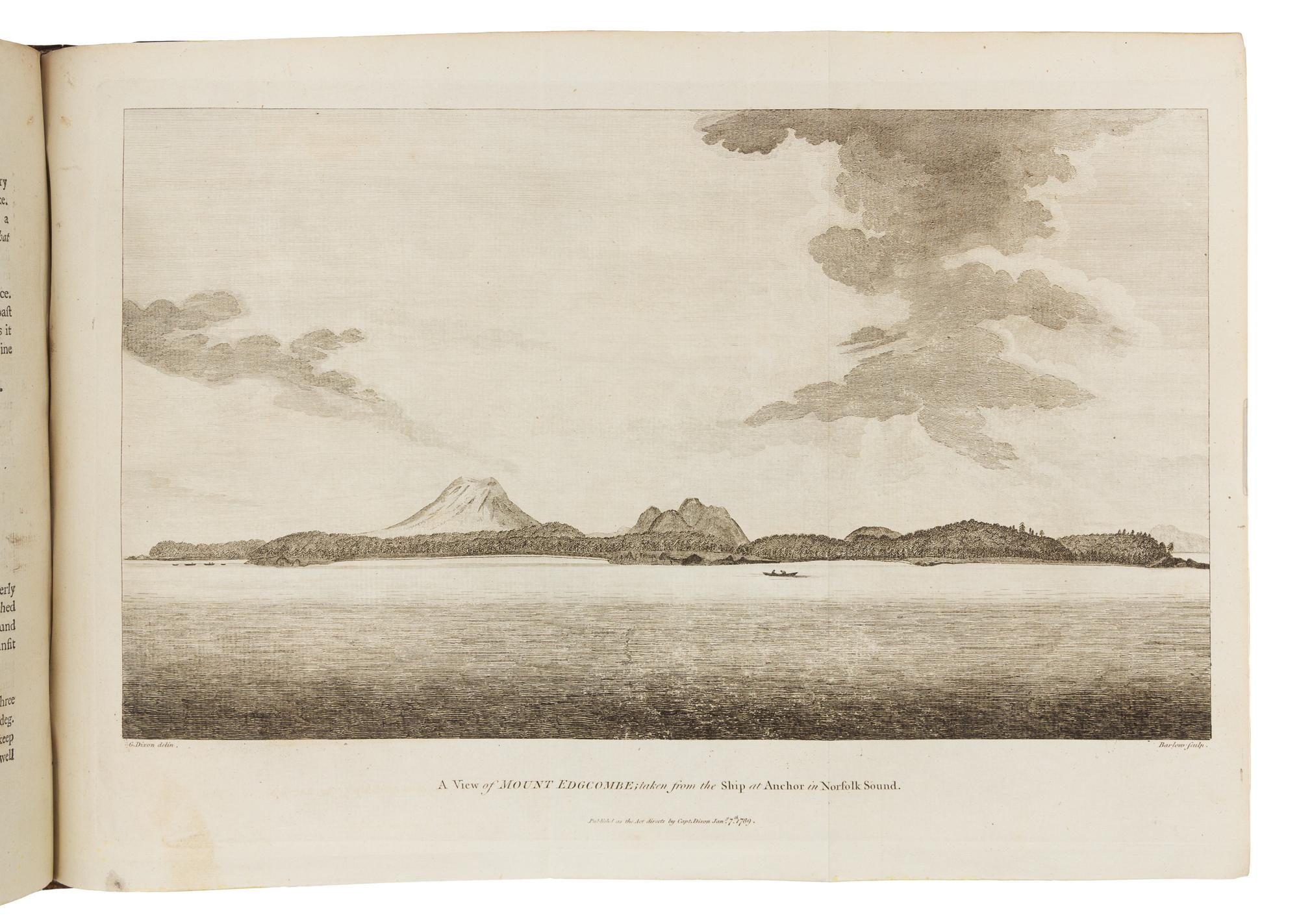 DIXON and PORTLOCK. A Voyage Round the World; but More Particularly to the North-West Coast of America. London, 1789. FIRST EDITION.