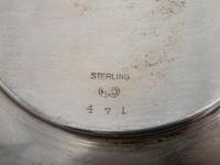 Four American Silver Serving Bowls and a Tray