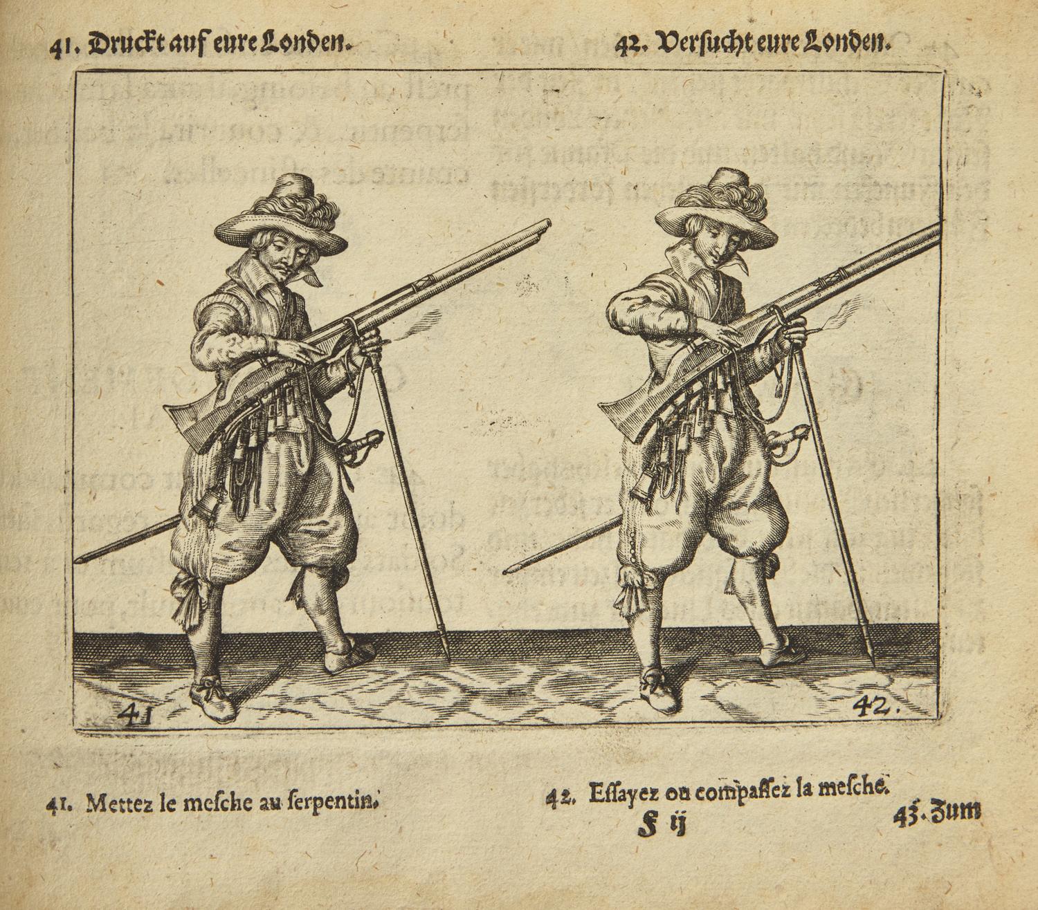 [Arms & Armor] (Gheyn, Jacob de). Die Drillkunst das ist Kriegsubliche Waffenhandlung der Musqueten und Pique(n)...
