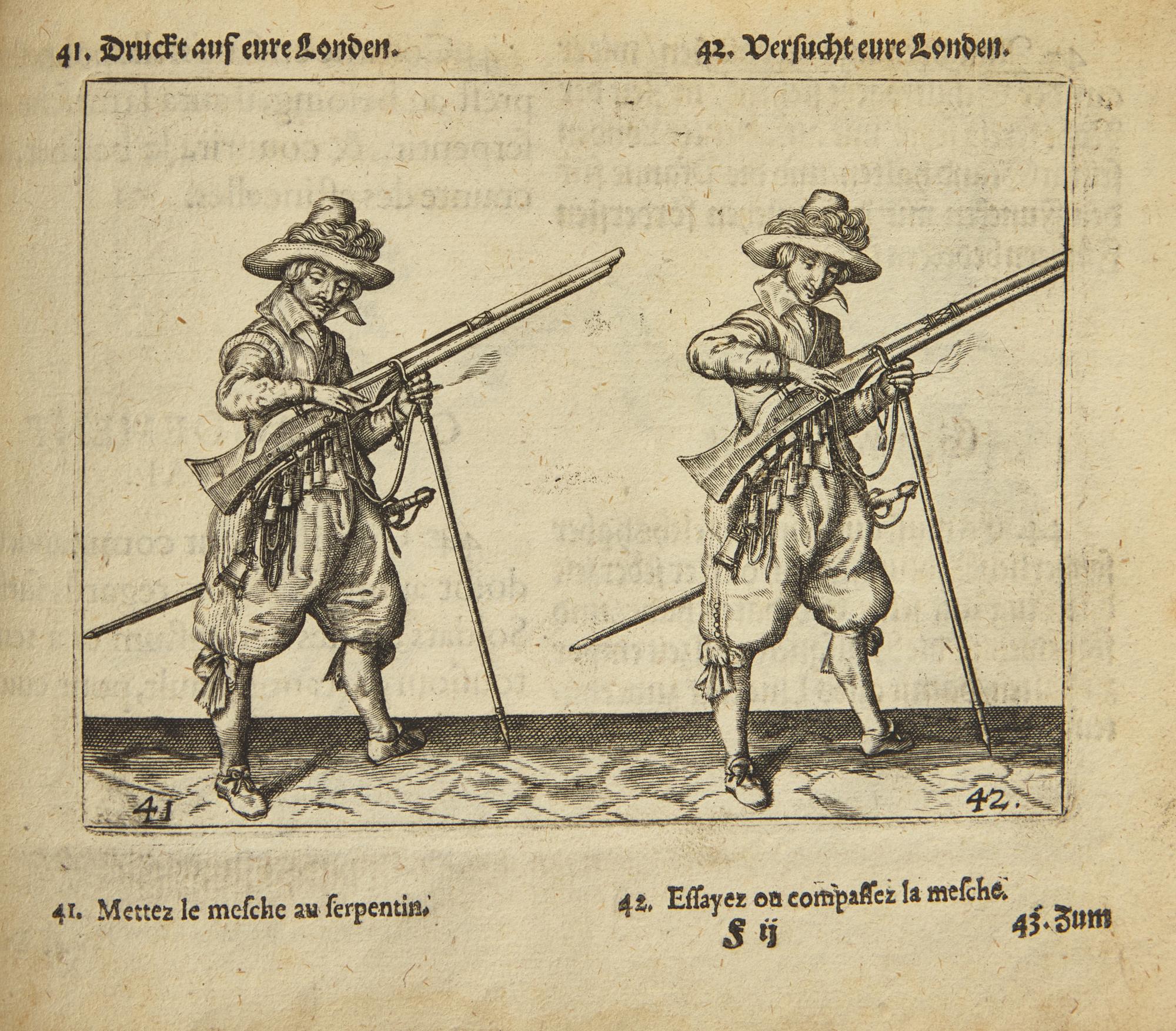 [Arms & Armor] (Gheyn, Jacob de). Die Drillkunst das ist Kriegsubliche Waffenhandlung der Musqueten und Pique(n)...