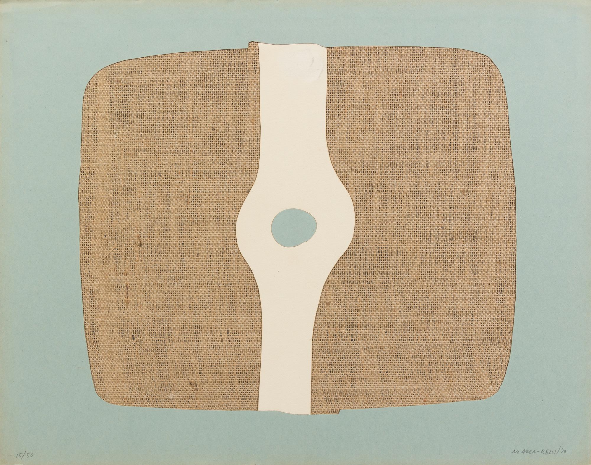 Conrad Marca-Relli, (American, 1913-2000), Untitled, 1970 (a pair of works from the Autumn Suite)