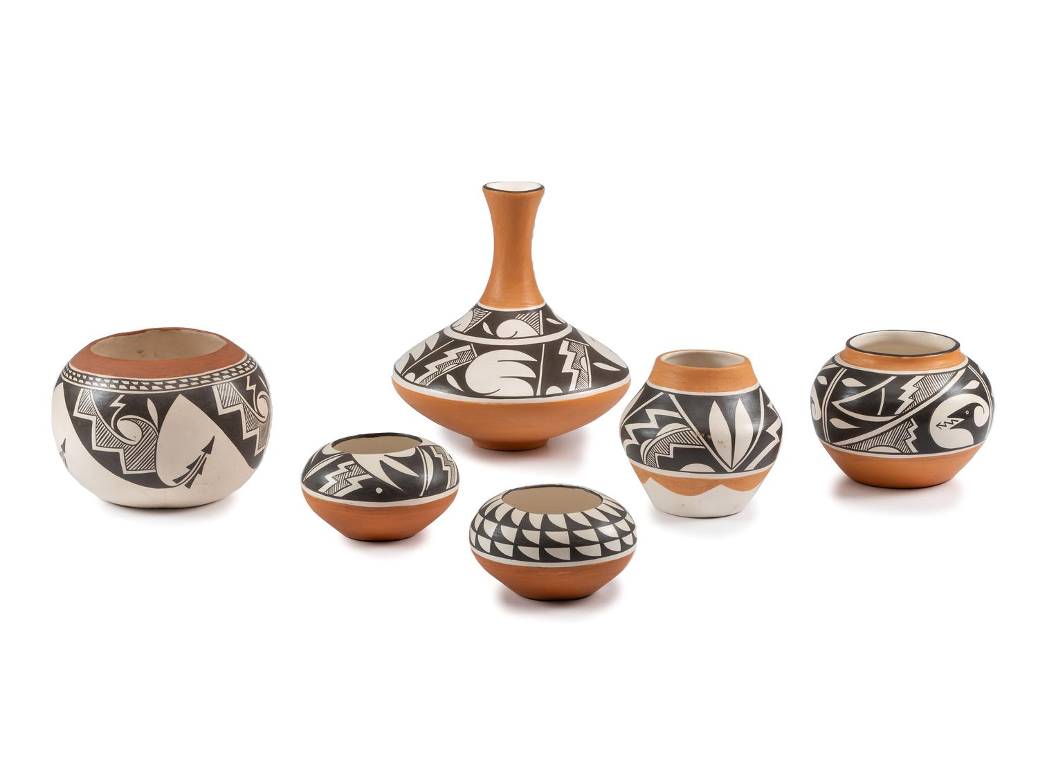 Collection of Pottery Jars
