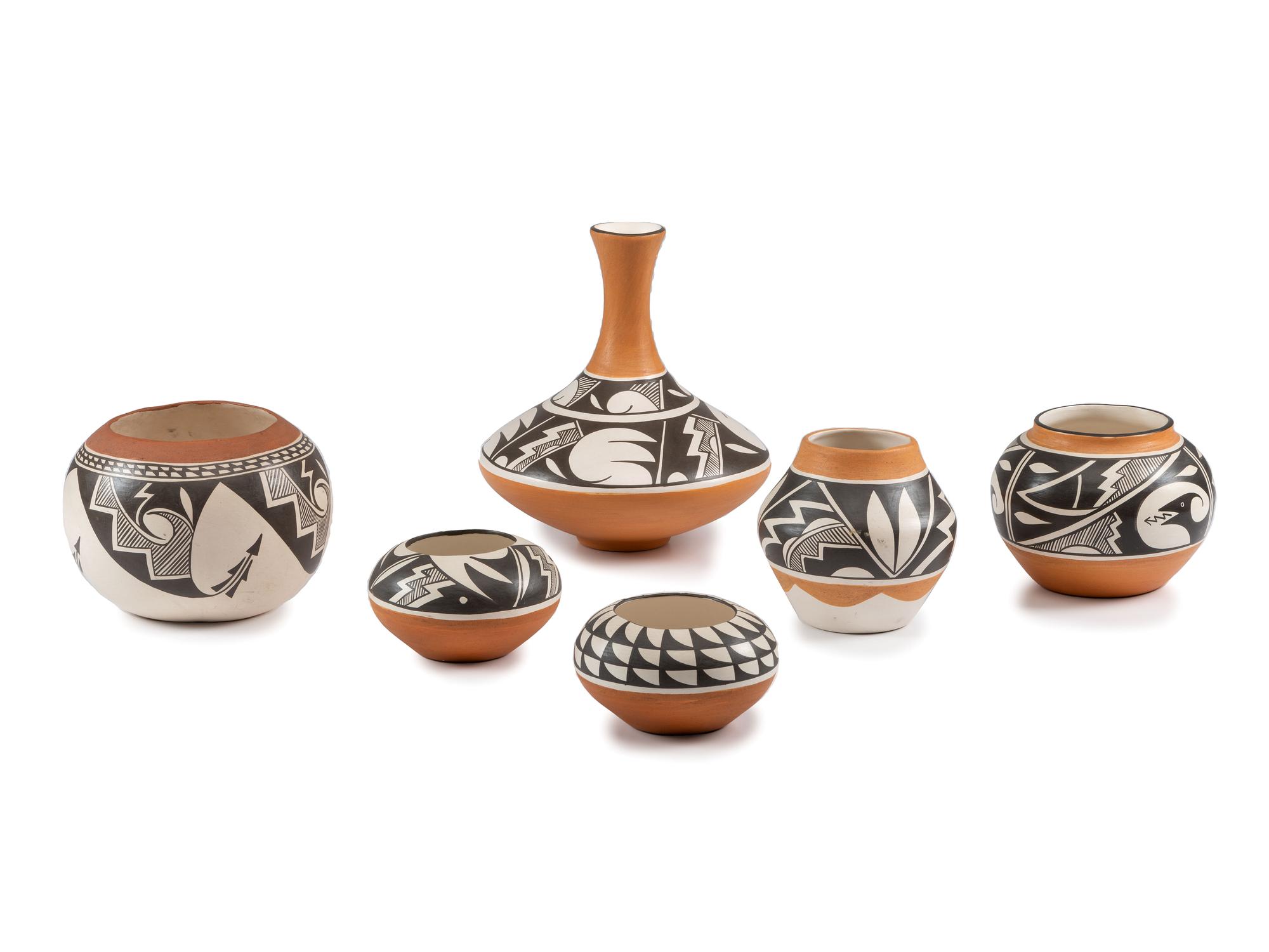 Collection of Pottery Jars