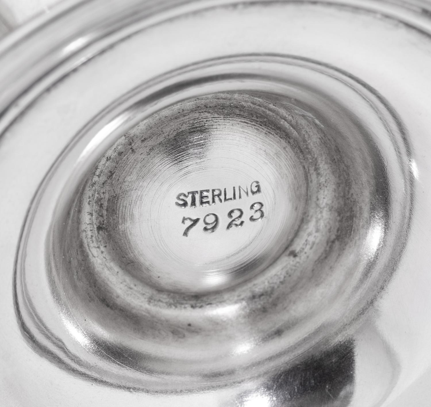 A Set of Six American Silver Goblets