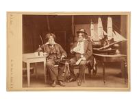 [EARLY PHOTOGRAPHY]. 100+ cabinet cards incl. curious pairs and subjects from California & Hawaii.