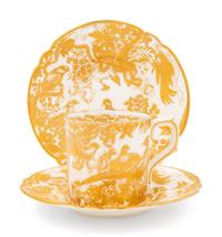 A Set of Eleven Royal Crown Derby Porcelain Coffee Cups and Saucers