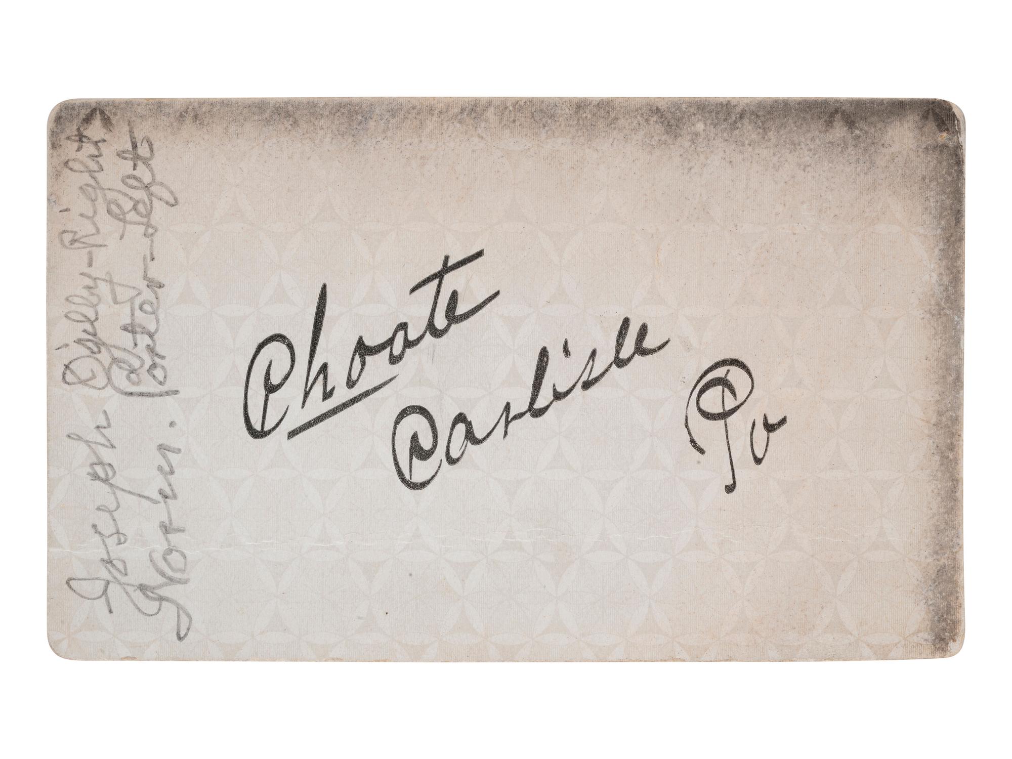 CHOATE, John N. (1848-1902), photog. CDV of two identified Indian Wars era soldiers. Carlisle, PA.