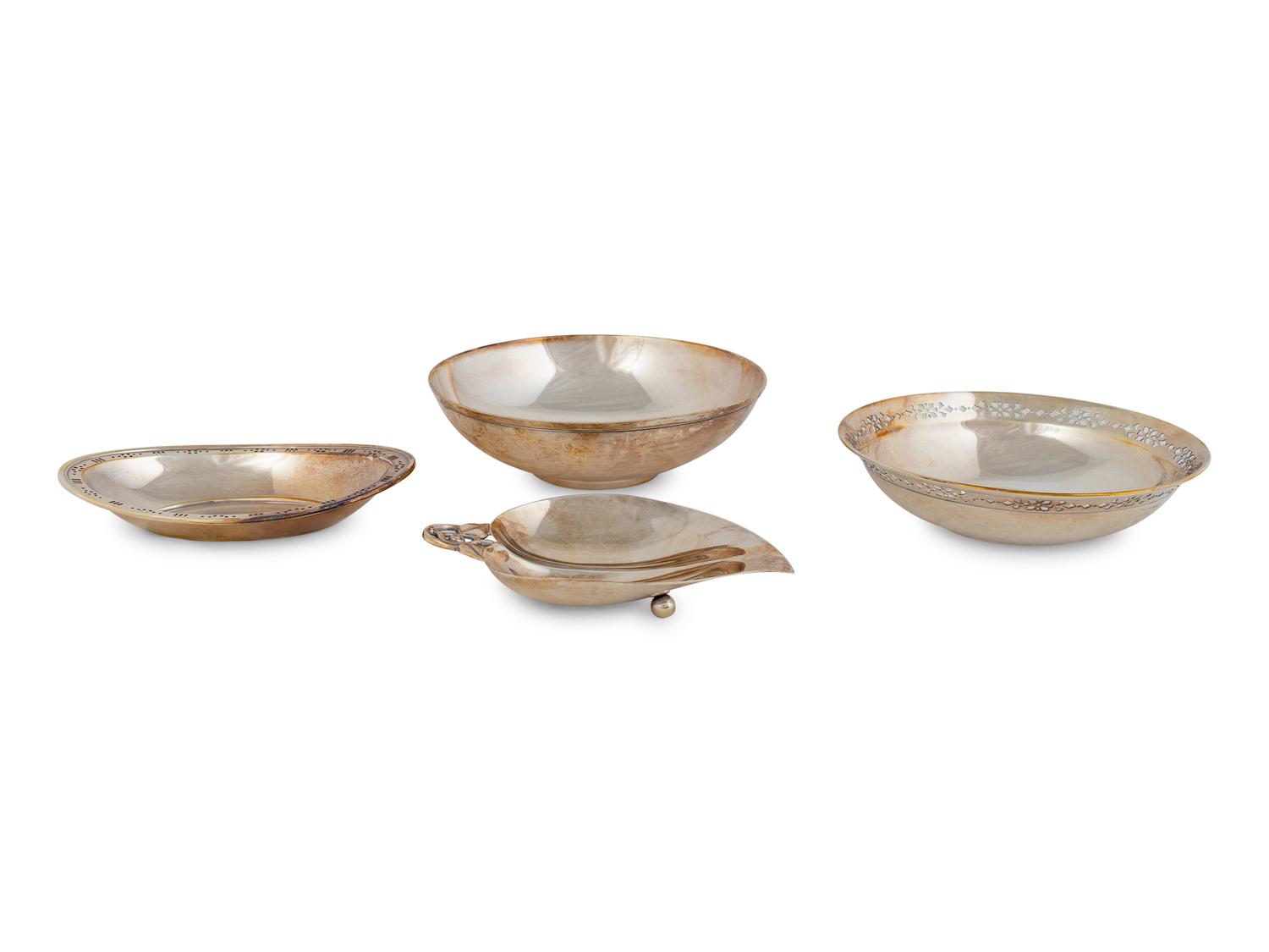 A Group of Four Tiffany & Co. Silver Items — 20th Century