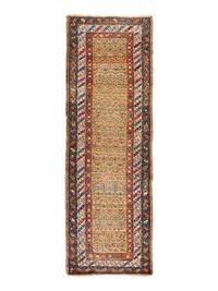 A Yellow-Ground Shirvan Wool Rug