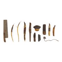 Alaskan Native Crooked Knives and Assorted Tools