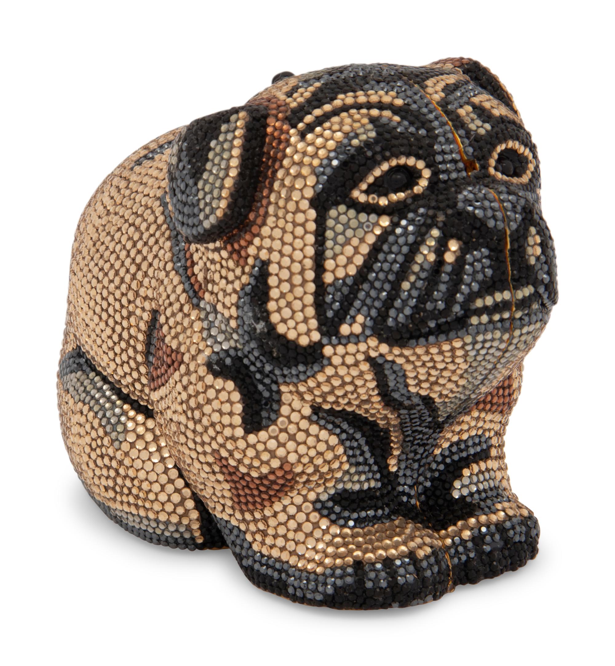 Judith Leiber Pug Dog Minaudière