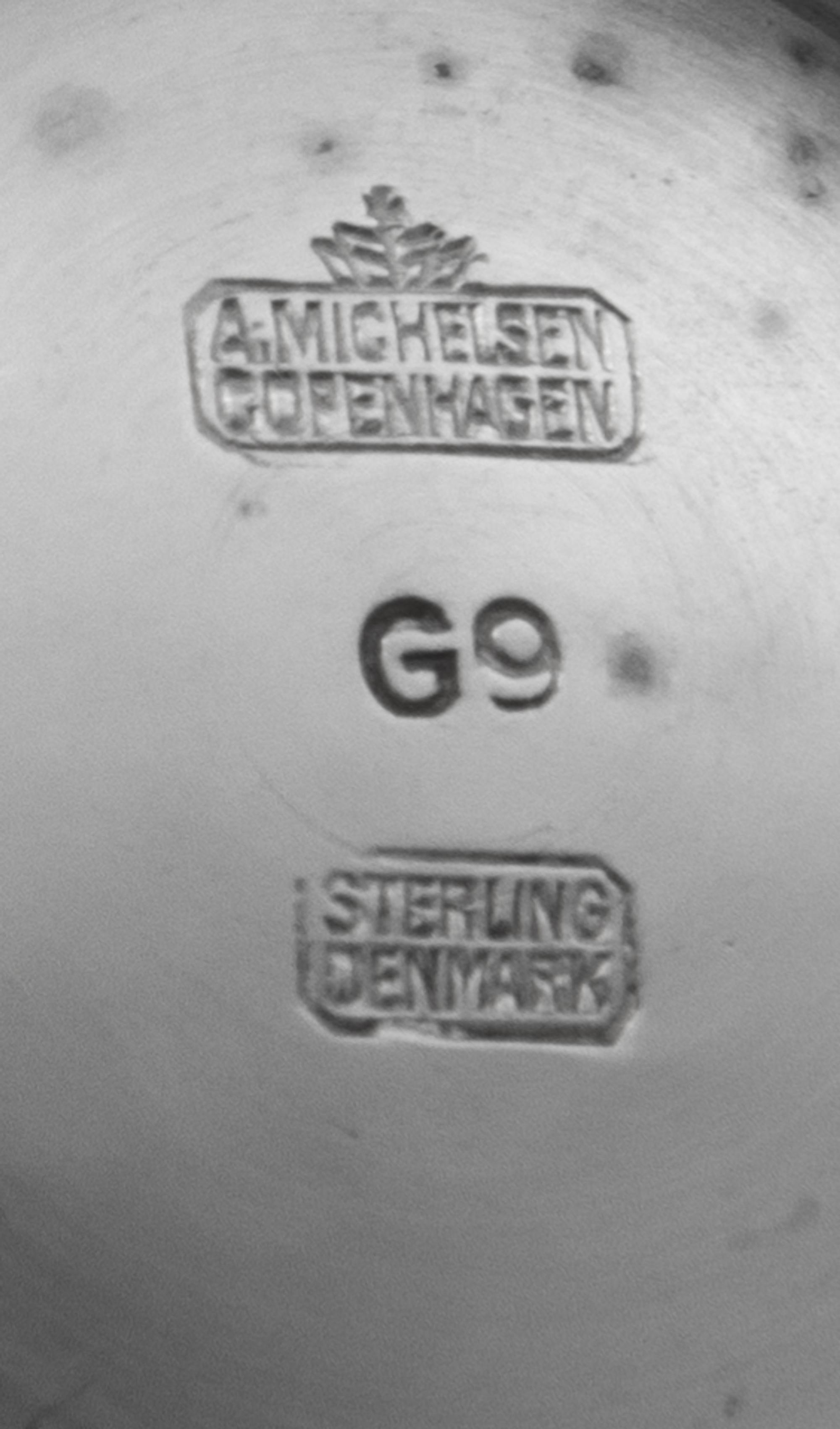 A Collection of Danish Enameled Silver Table Articles (Original Listing Number 94)