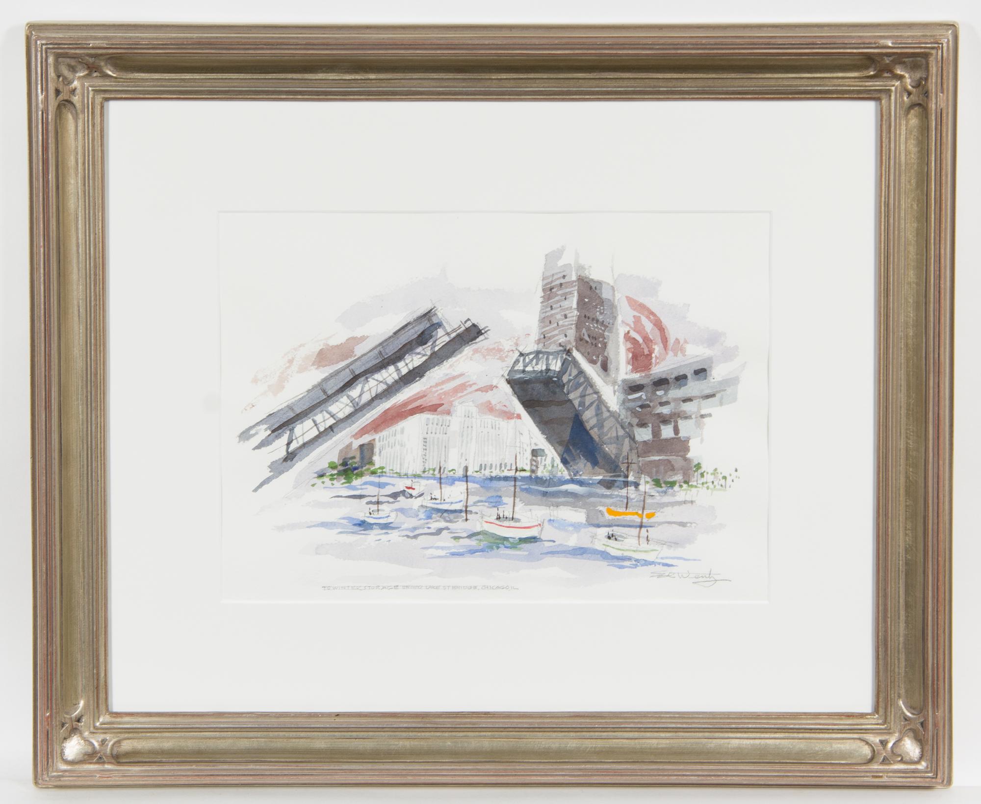 Ed Wentz, (20th century), A group of four works