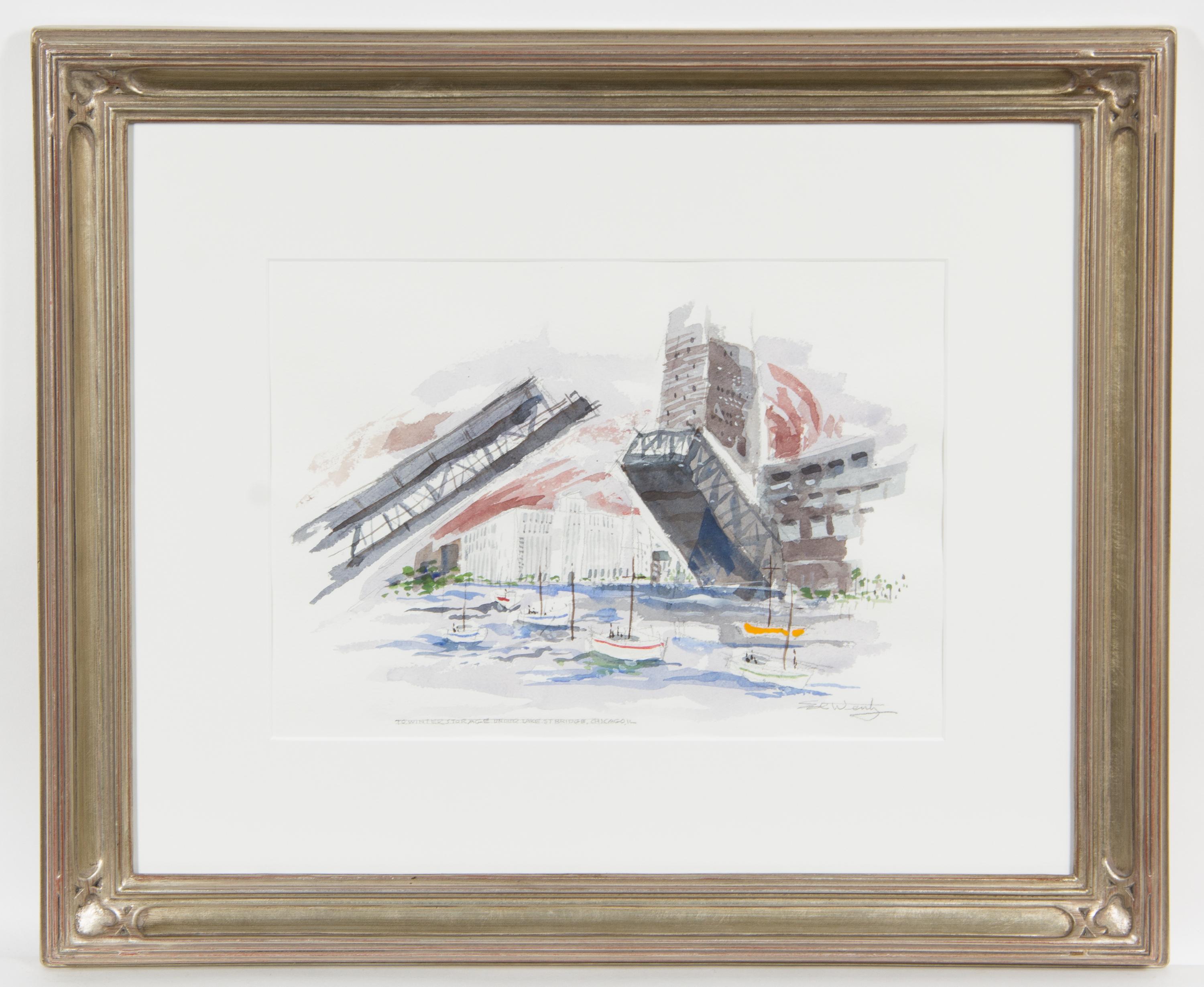 Ed Wentz, (20th century), A group of four works