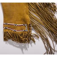 Kiowa Beaded Hide Leggings