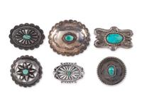 Navajo Silver and Turquoise Pins / Brooches