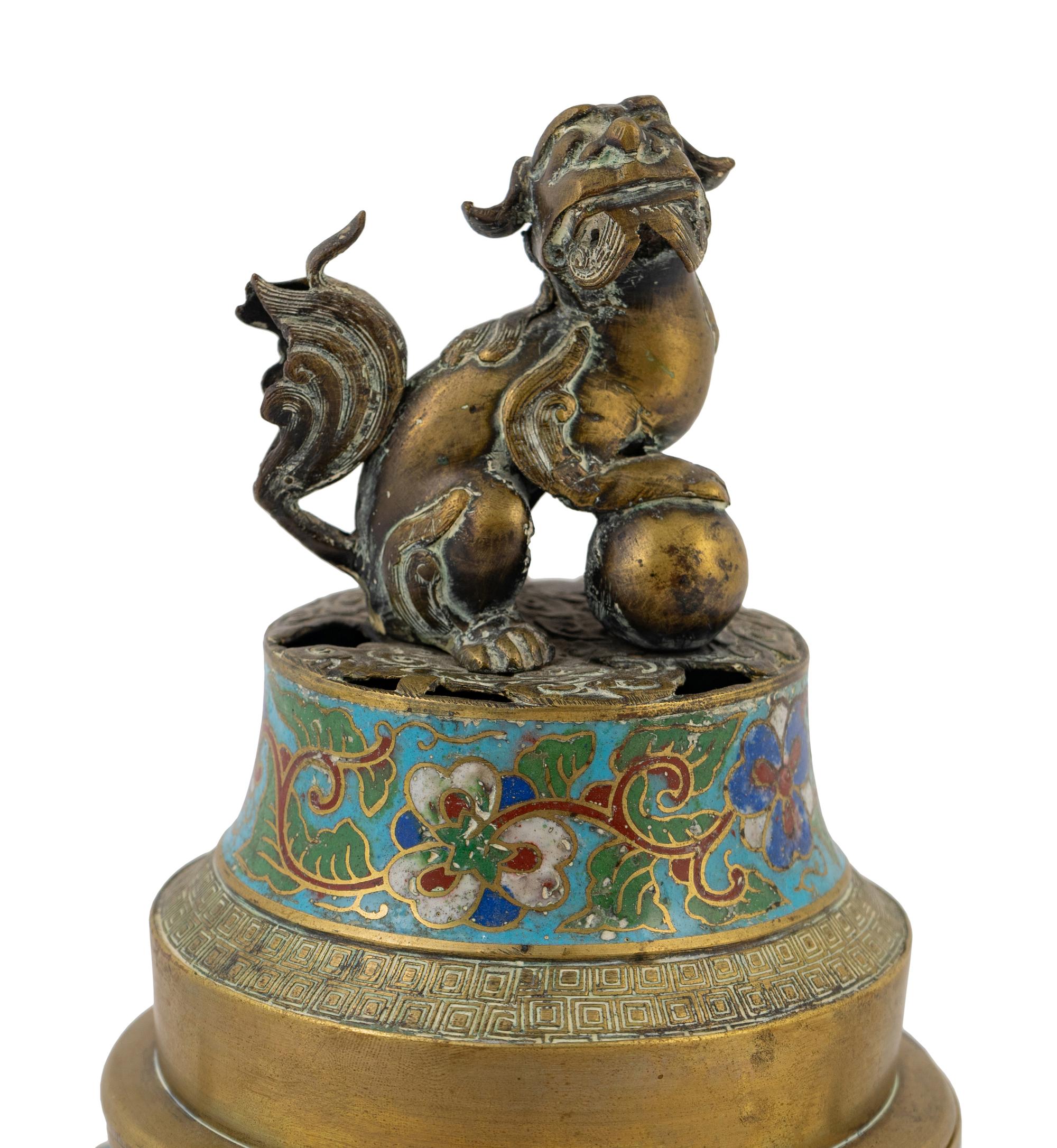 A Japanese Cloisonné Censer