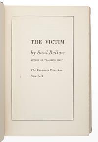 BELLOW, Saul (1915-2005). A group of 3 works, comprising: