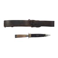 English Snake Buckle Belt and Sheffield Dirk