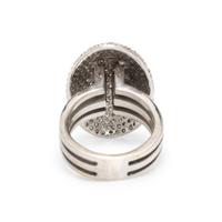 DIAMOND AND WHITE GOLD RING
