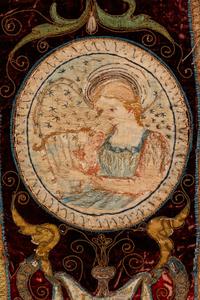 An Embroidered Velvet Antependium