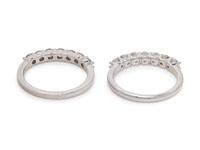 PAIR OF DIAMOND RINGS