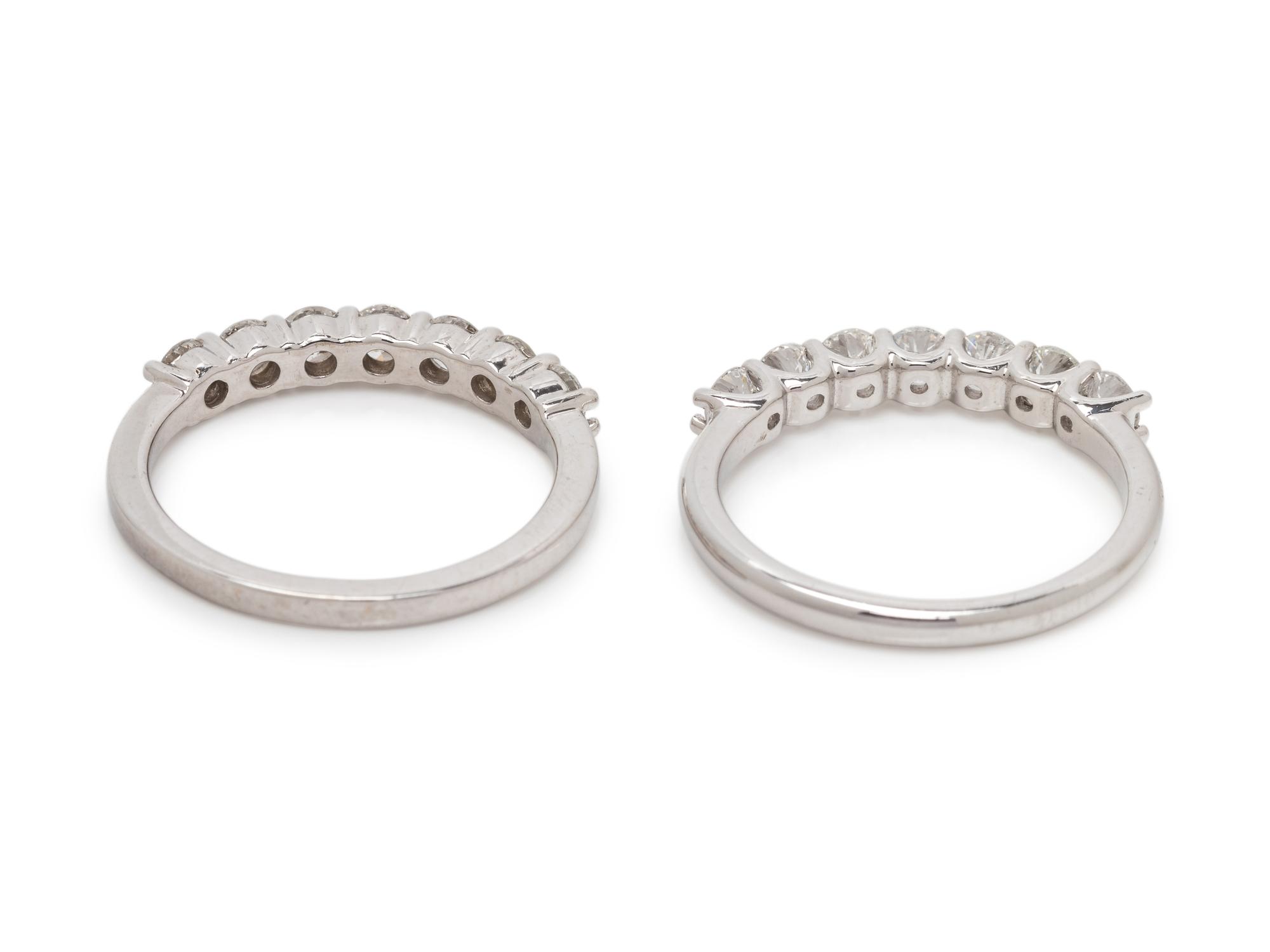 PAIR OF DIAMOND RINGS