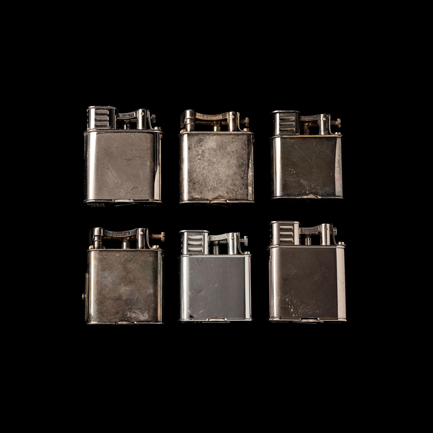 Six Alfred Dunhill Lighters