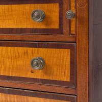 A Federal inlaid and mahogany tambour desk New England, circa 1810