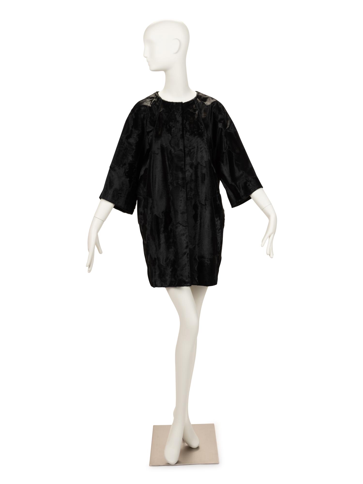 J.Mendel Black Lamb Coat