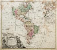 HOMANN HEIRS. Americae Mappa generalis . [Nuremberg: Homann Heirs, 1746 or later].