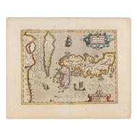 [Map]. Mercator, Gerard/Jodocus Hondius. Iaponia . Amsterdam, ca 1613.