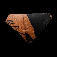 An Attic Red-Figured Vase Fragment