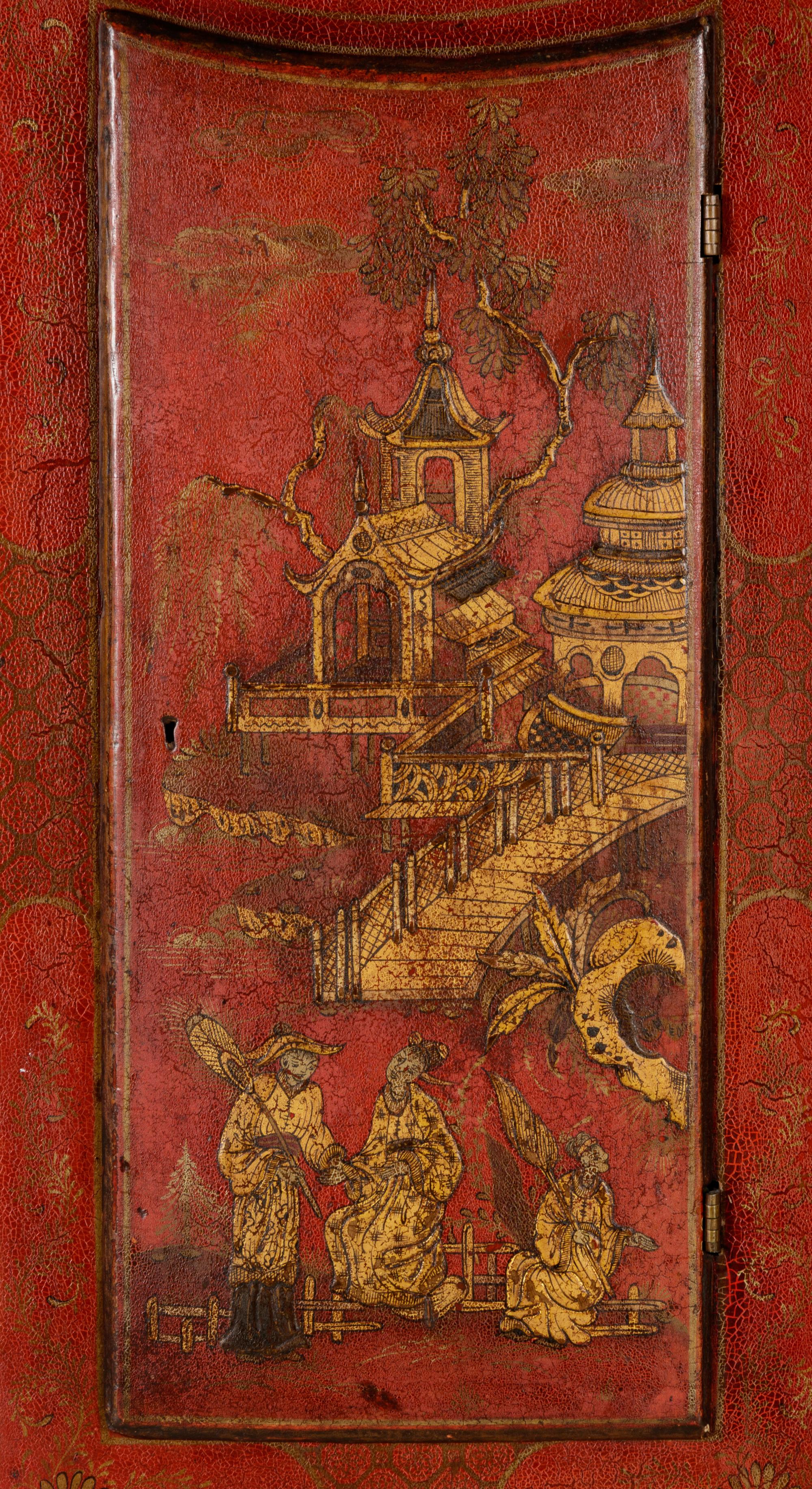 An English Painted Tavern Clock