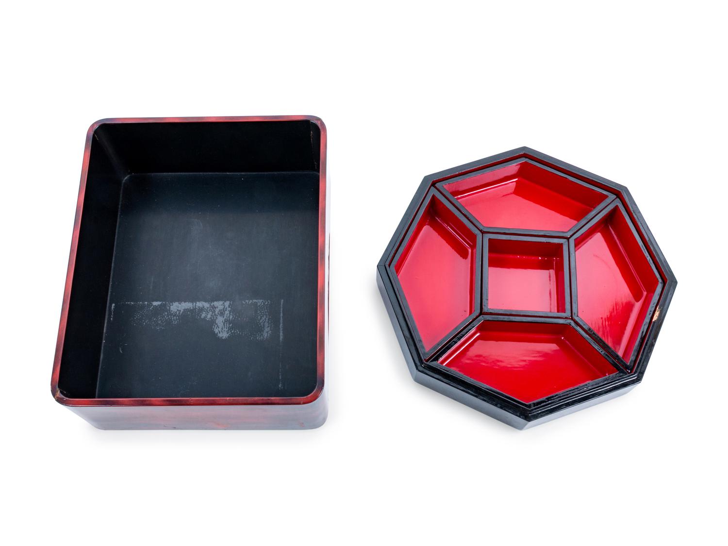 Three Japanese Lacquer Wares