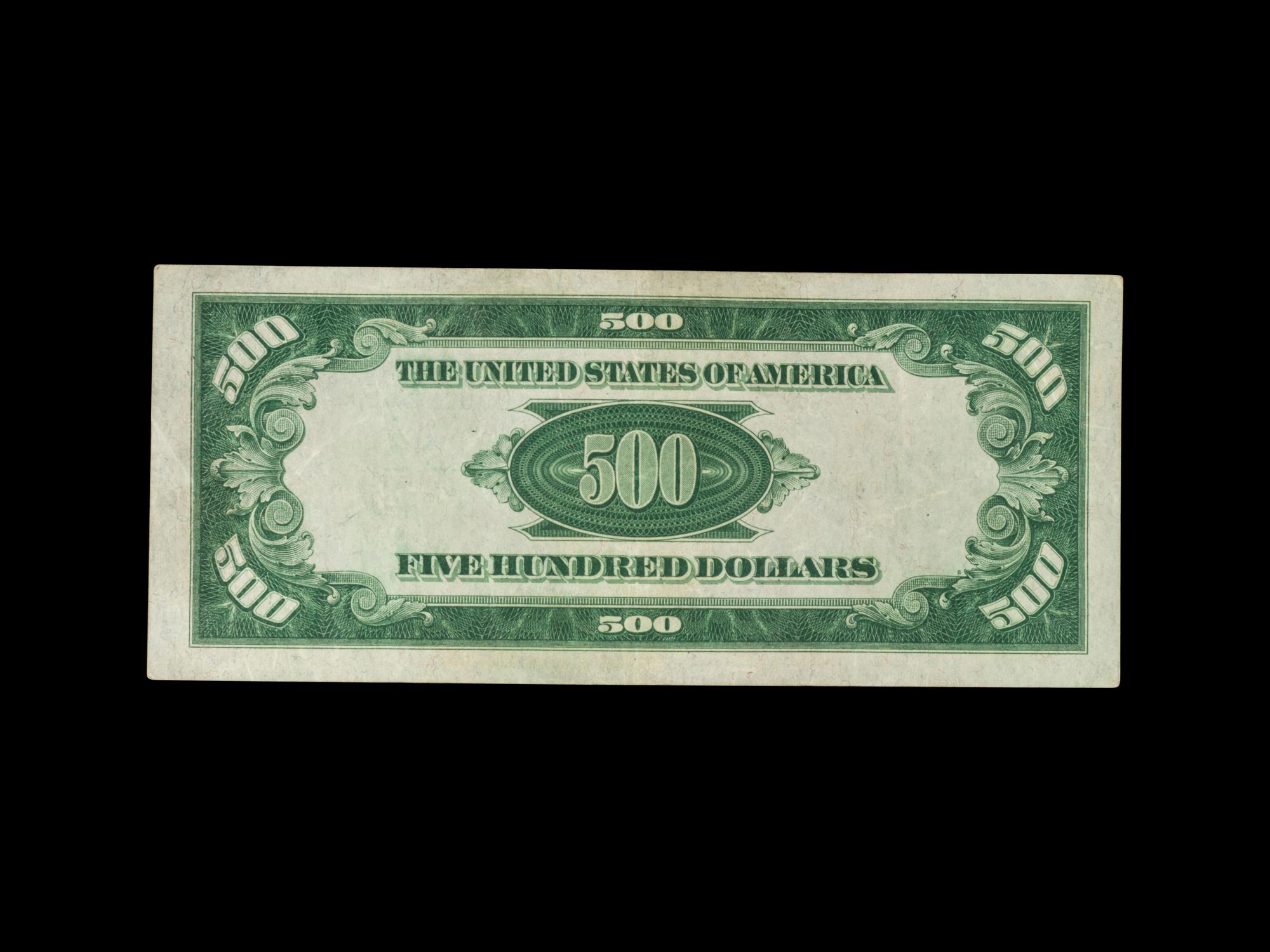 Three $500 Federal Reserve Notes