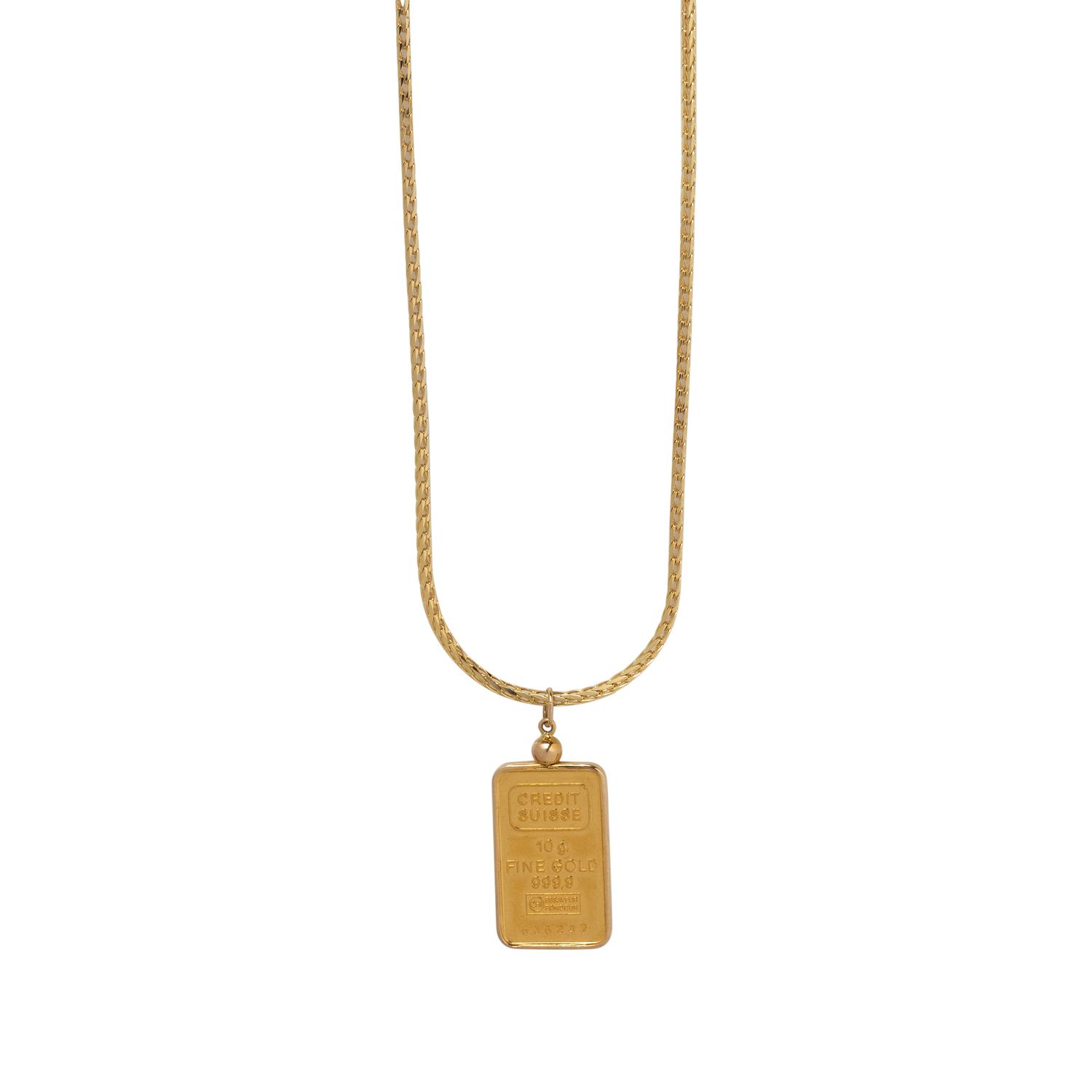YELLOW GOLD PENDANT/NECKLACE