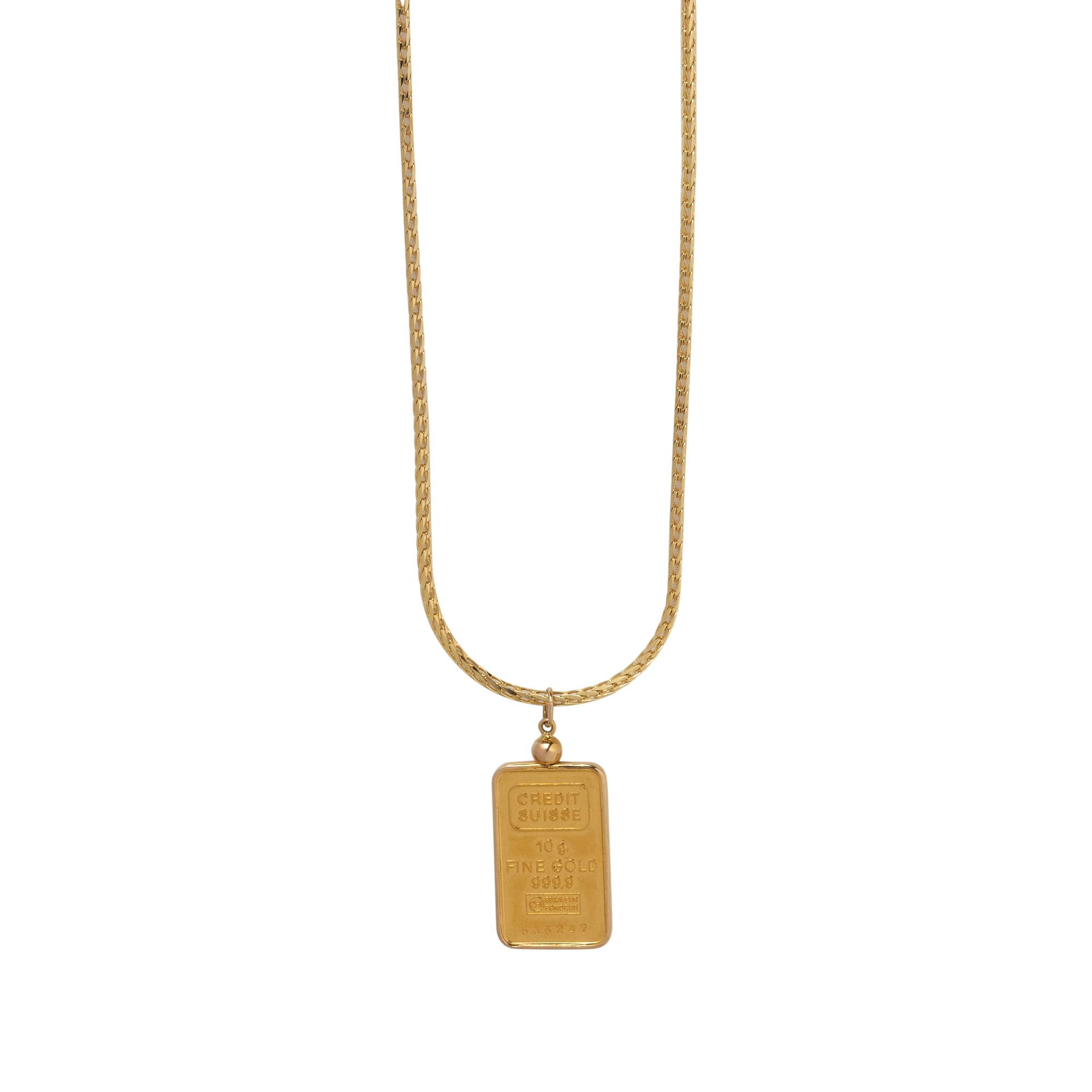 YELLOW GOLD PENDANT/NECKLACE