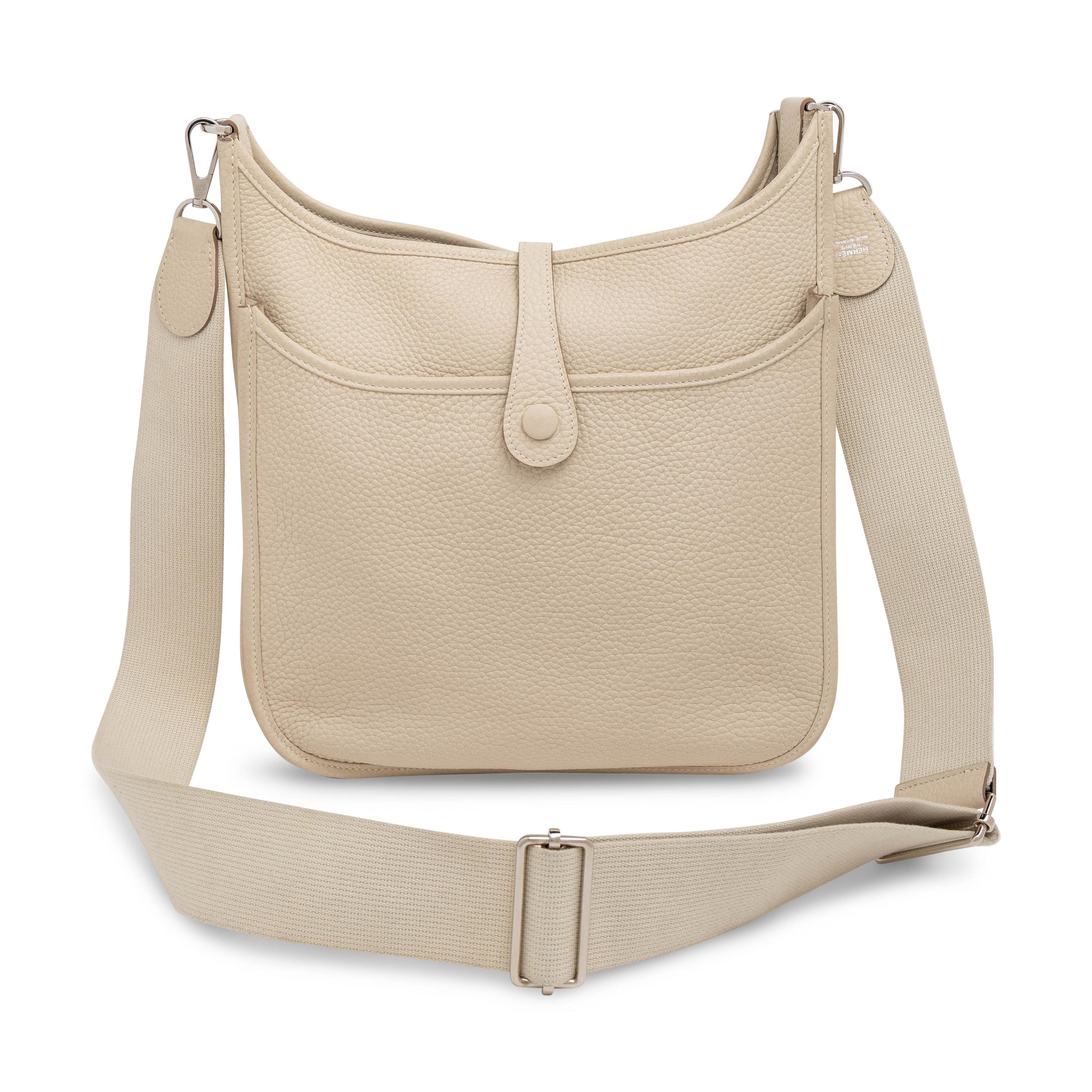 Hermès, Evelyne III 29 in Gris Pale Clemence