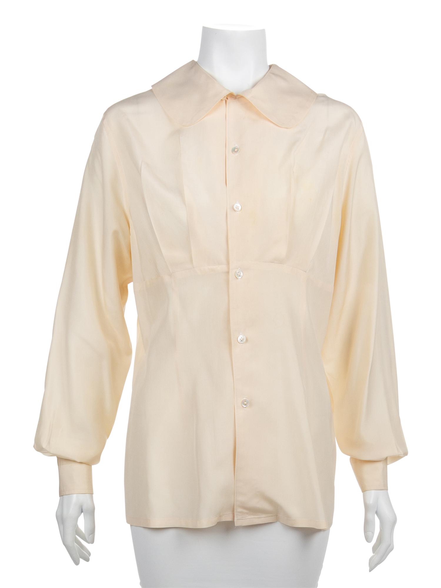 Three Blouses by Comme des Garçons, Valentino, and Karl Lagerfeld, 1980s-1990s