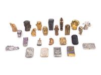 A Collection of Twenty-Four Match Safes