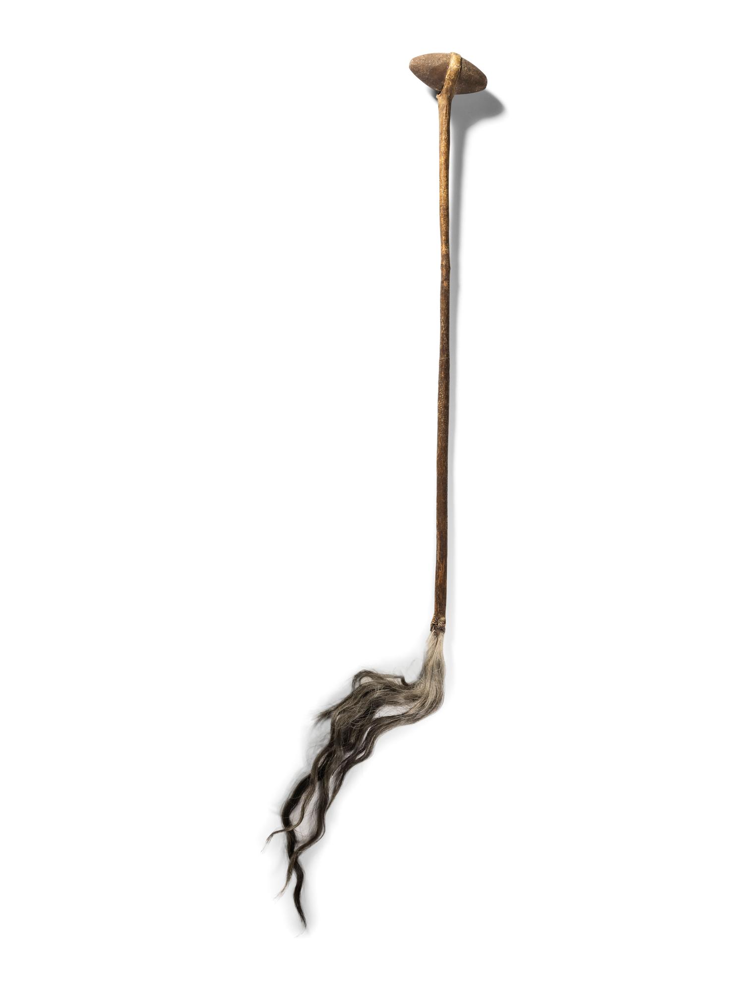 Plains Stone Club, with Horsehair Drop