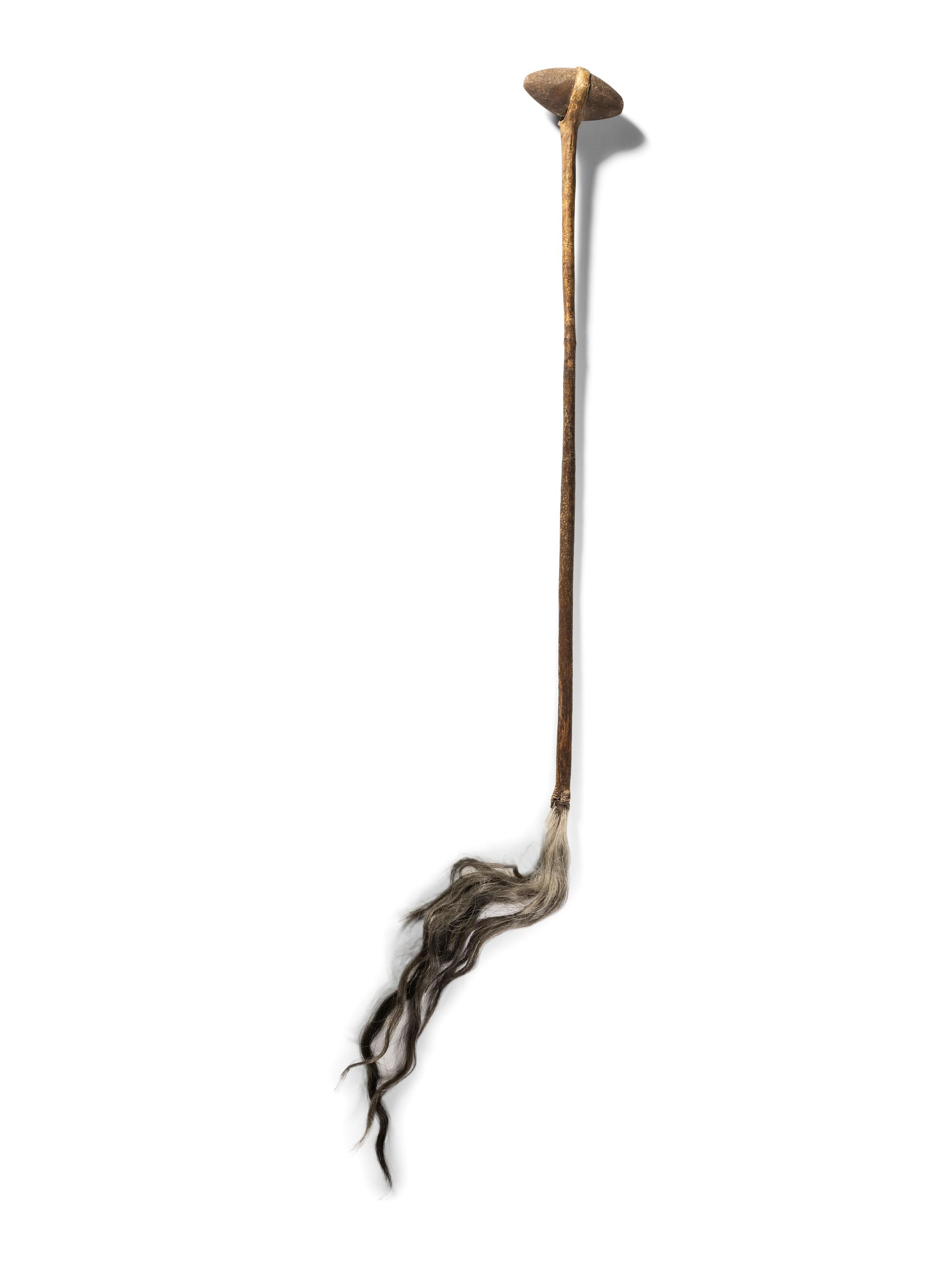 Plains Stone Club, with Horsehair Drop