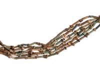 A Egyptian Bead and Faience Necklace